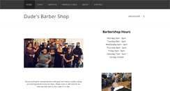 Desktop Screenshot of dudesbarbershop.us